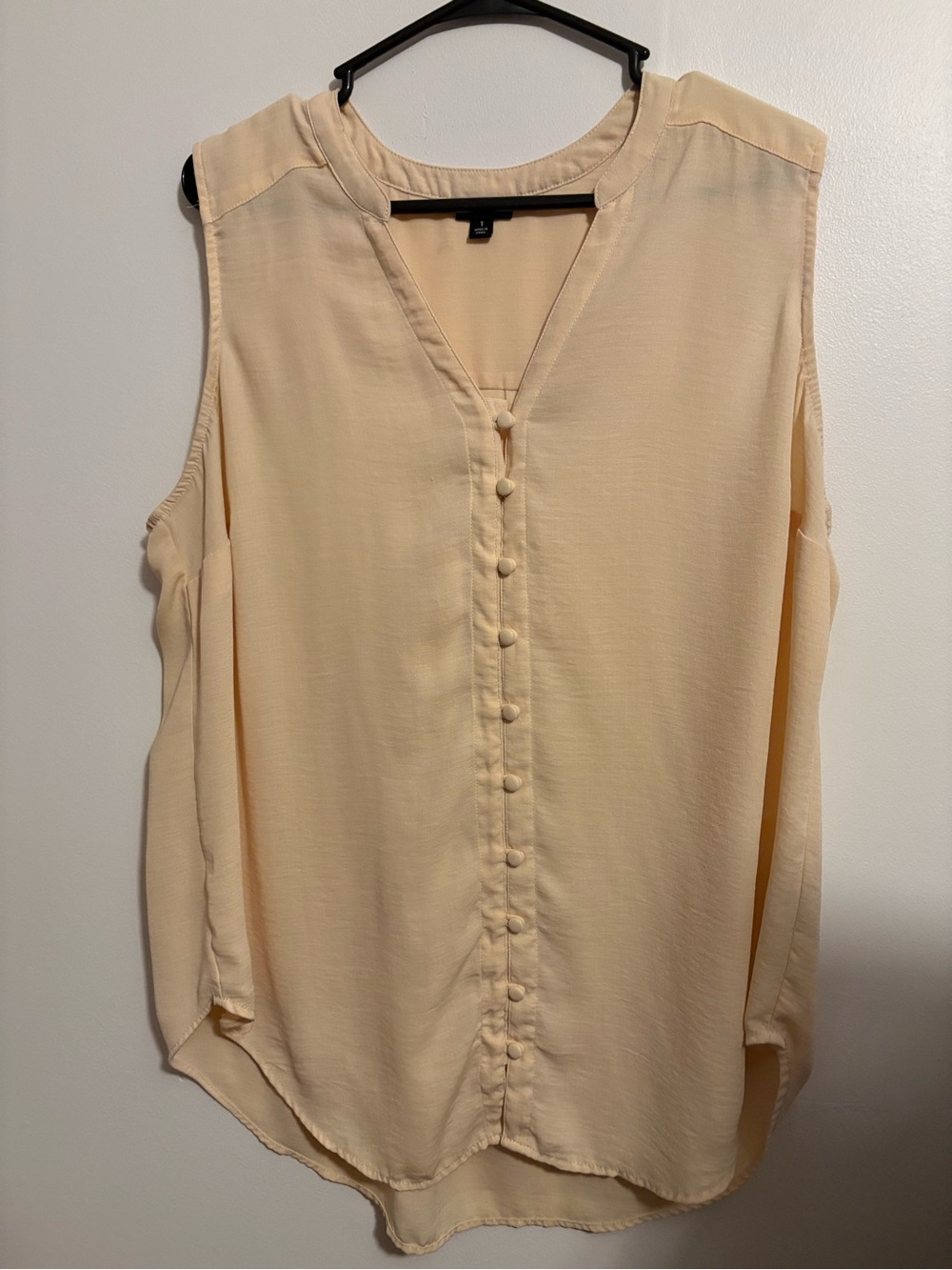 Torrid Sleeveless Fairy ,Cottage Core , vacation  Women’s Top Light Peach/tan